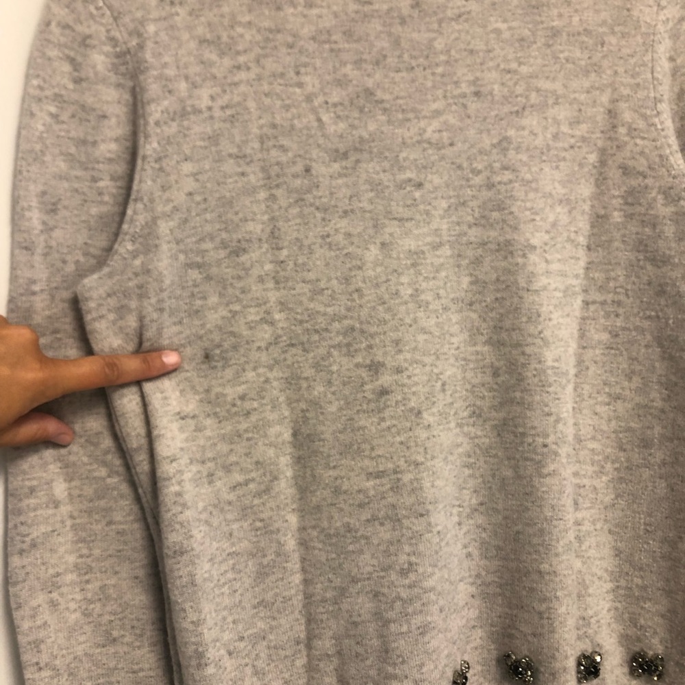 Equipment Femme Cashmere Rhinestone Sweater - Picture 8 of 8